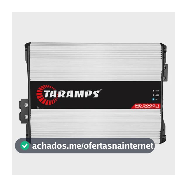 Modulo Taramps MD 5000 1 Ohm Amplificador 5000W RMS Classe D