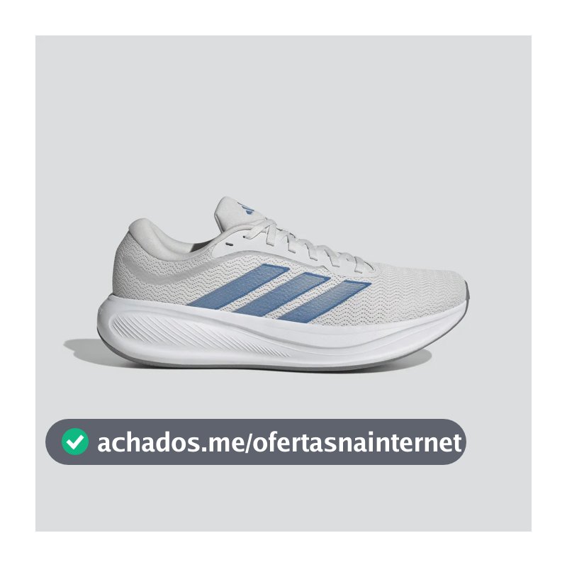 Tênis Masculino E Feminino Response Runner 2 adidas Branco Liso 40 Br