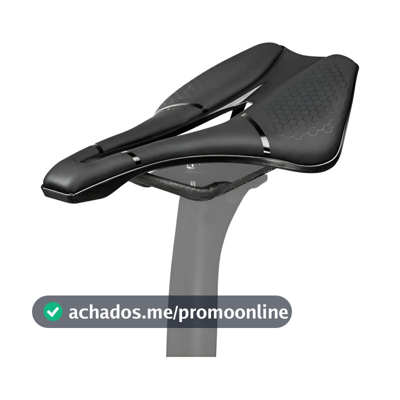 Selim Carbon Elita One Super Leve 136g Trilhos De Carbono Comprimento 24 Cm Cor Preto Largura 13.9 Cm