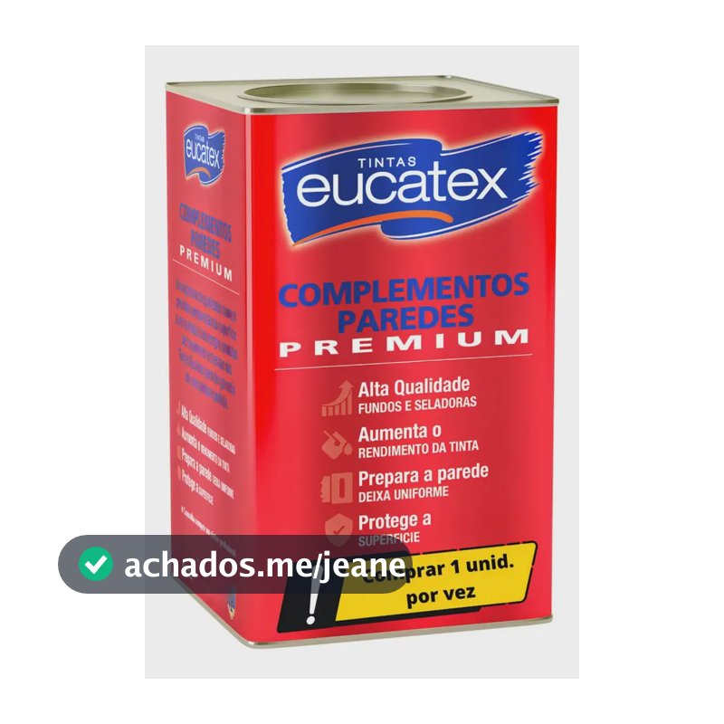 Selador Acrílico Branco Para Parede Gesso Reboco Eucatex Acabamento Fosco