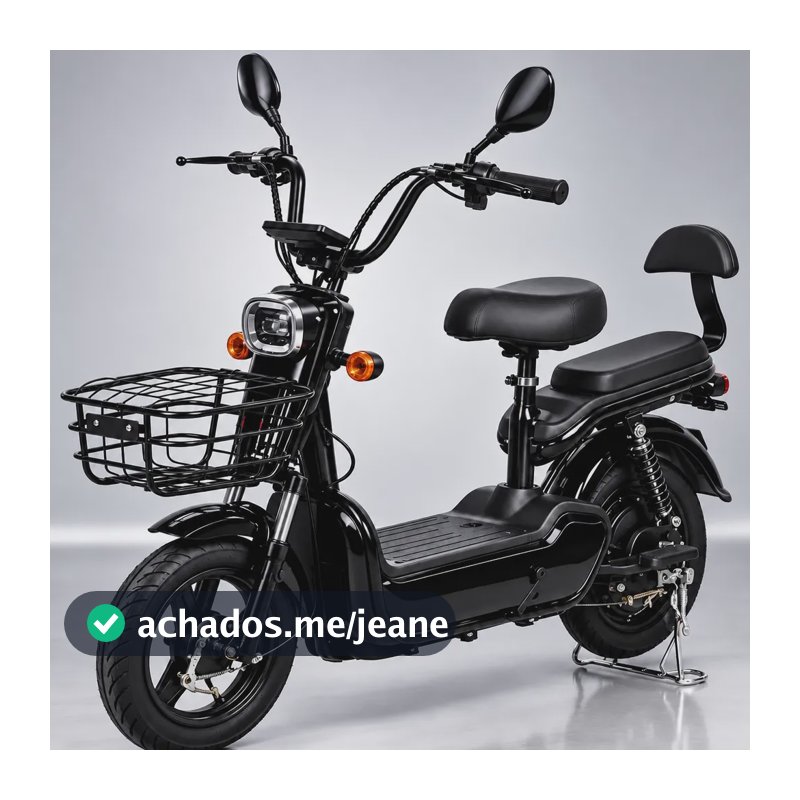 Bicicleta Eletrica Zj Scooter 48v/ 12ah 42km/h 500w S/cnh Preto 14