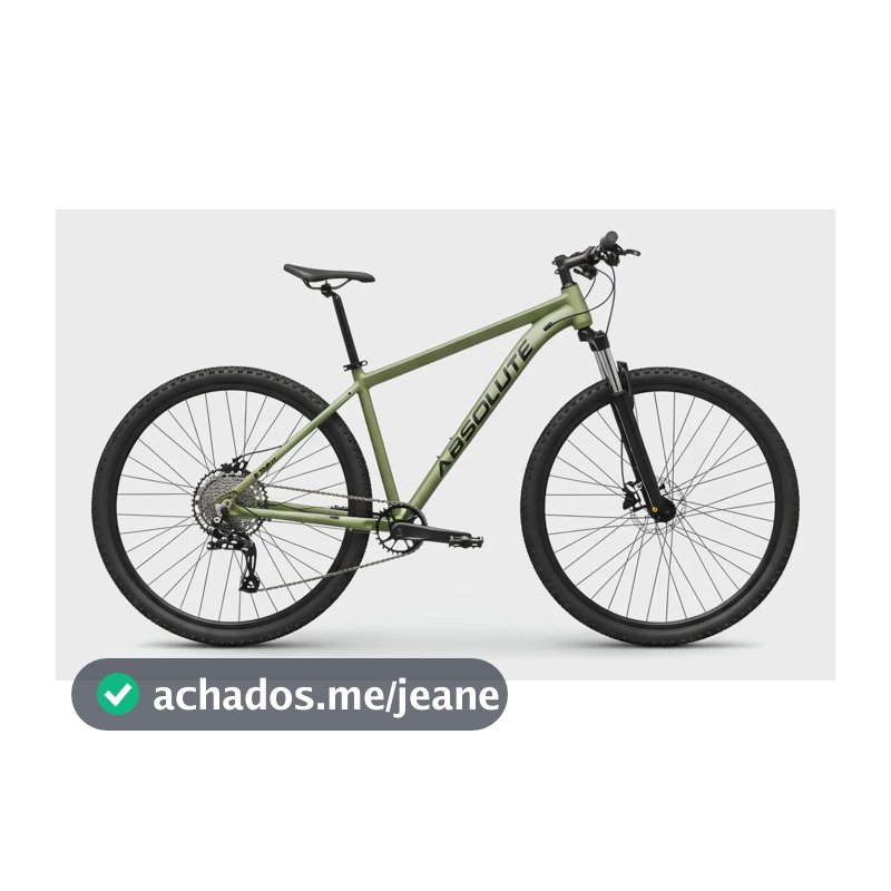 Bicicleta Aro 29 Absolute Nero 5 12v Freio Hidráulico Trava Verde Militar/preto 15