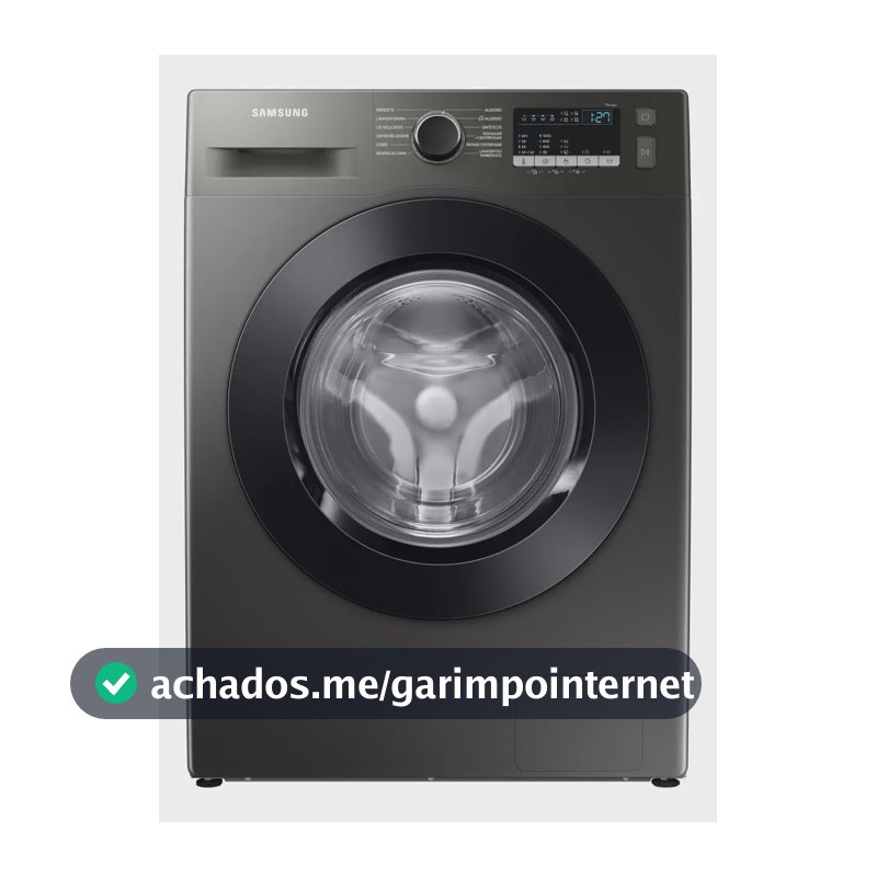 Lavadora Digital Inverter Samsung WW11T Inox 11kg