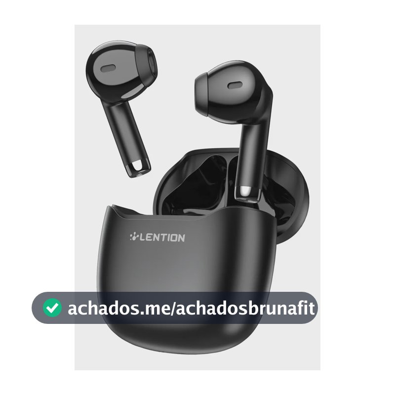 Fone de Ouvido Bluetooth 6.0 TWS 28h Bateria Som Imersivo Conexão Rápida Compatível iPhone/Android Samsung Xiaomi Preto