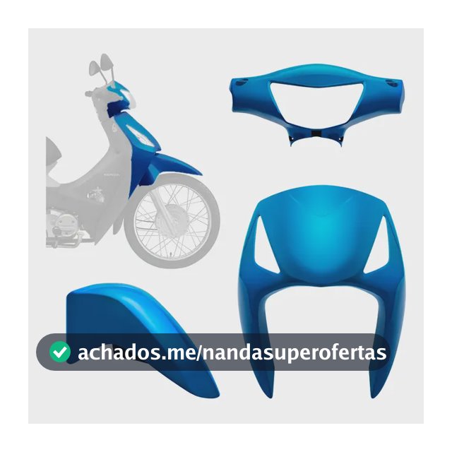 Kit Carenagens Frente Biz 125 2006 2007 2008 2009 2010