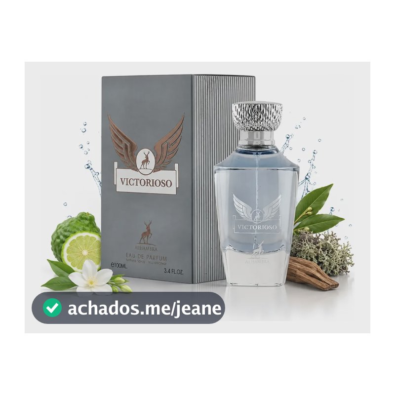 Perfume Victorioso Tradicional Amadeirado Aquático Árabe