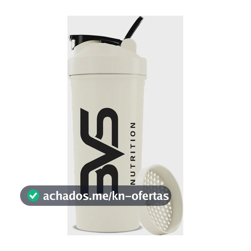 Coqueteleira / Shaker Branca - Academia 600ml - 3vs Nutrition