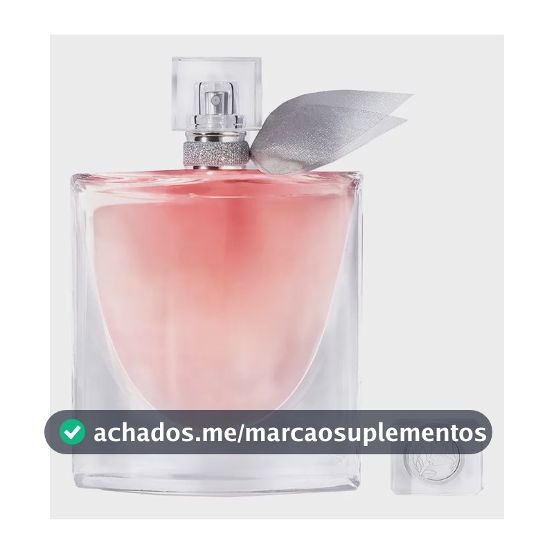 Perfume Feminino L' Eau de Parfum Fragrância Floral Gourmand Inebriante com Notas de Íris Nobre, Baunilha e Pralinê La Vie Est Belle Lancôme, Frasco com 100ml