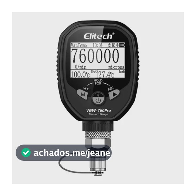 Vacuômetro Profissional Vgw-760 Pro Bluetooth Elitech C/nfe