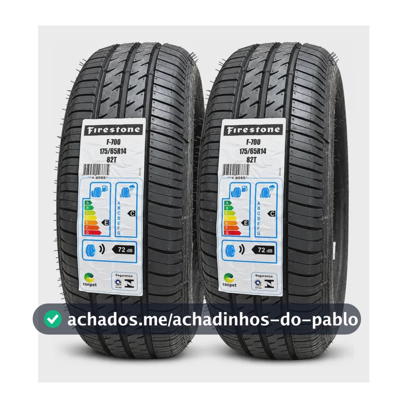 Kit 2 Pneus Firestone F700 175/65R14 82T aro 14