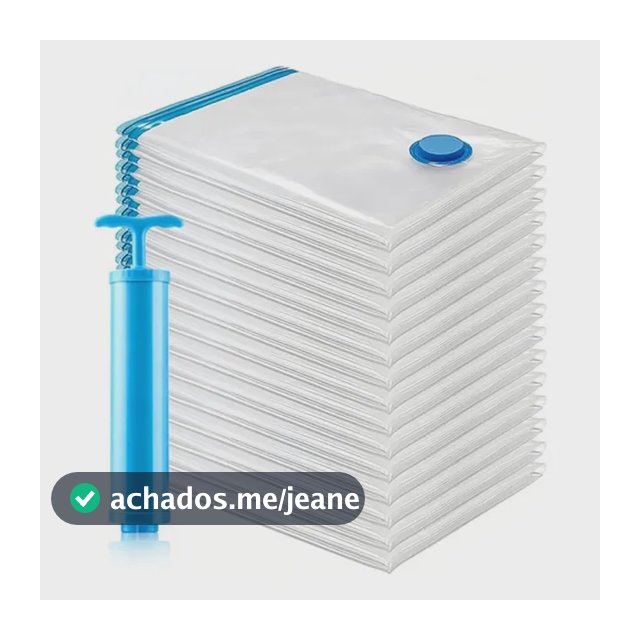 Kit 10 Sacos A Vácuo Organizadores 50x60cm Com Bomba