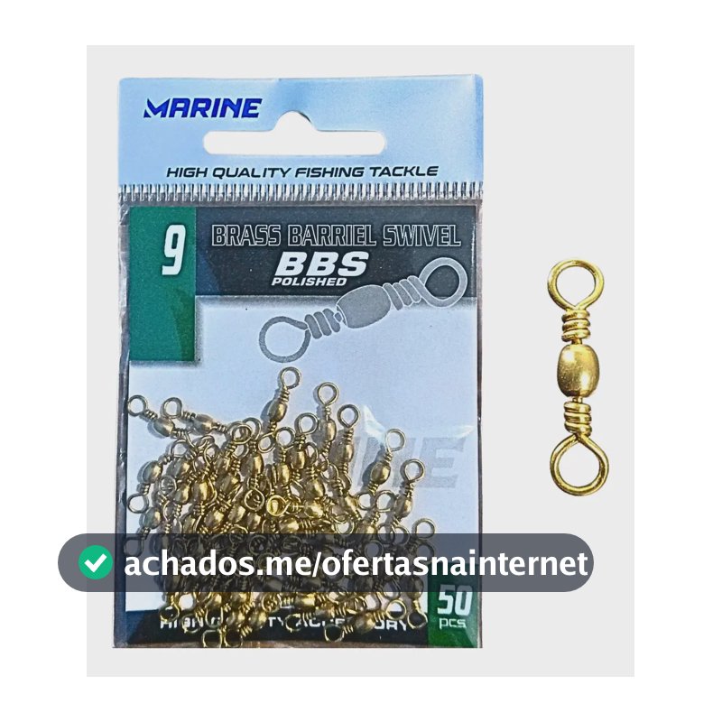 Girador Marine Sports BBS Dourado N°9 50 Peças Latão