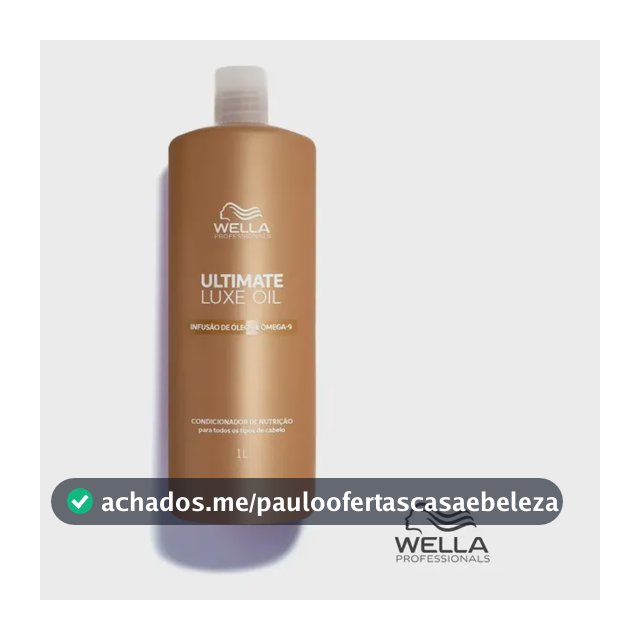 Condicionador 1000ml -Ultimate Luxe Oil - Wella Professionals