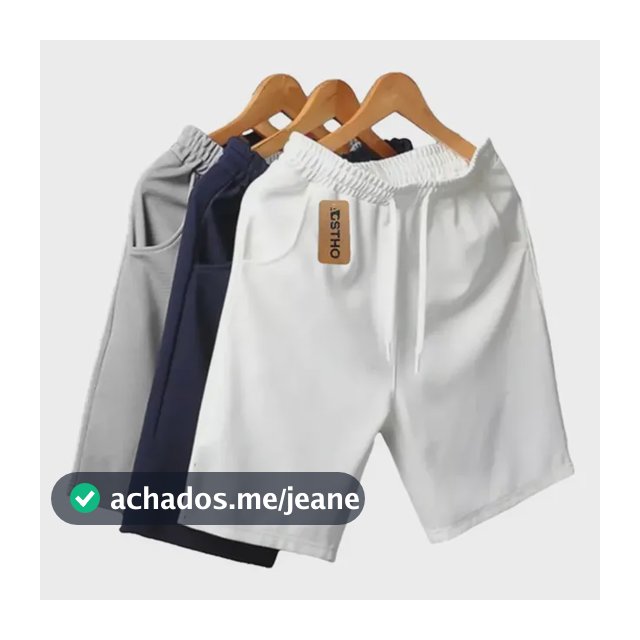 Kit 3 Peças Bermuda Moletom Para Academia Moletinho Moleton