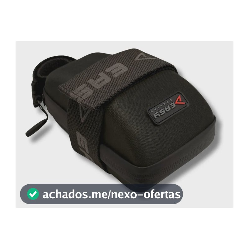 Bolsa Selim Impermeável De Ciclista Porta Ferramentas Easy Preto