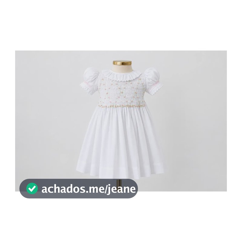 Vestido Mia Feminino Ca Atelier Branco G