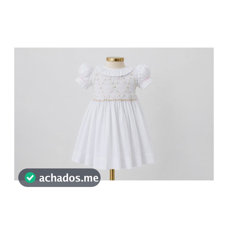 Vestido Mia Feminino Ca Atelier Branco G