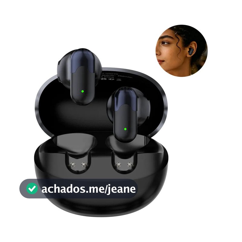 Fone de Ouvido Inova In-ear Sem Fio com Bluetooth e Microfone para Celular