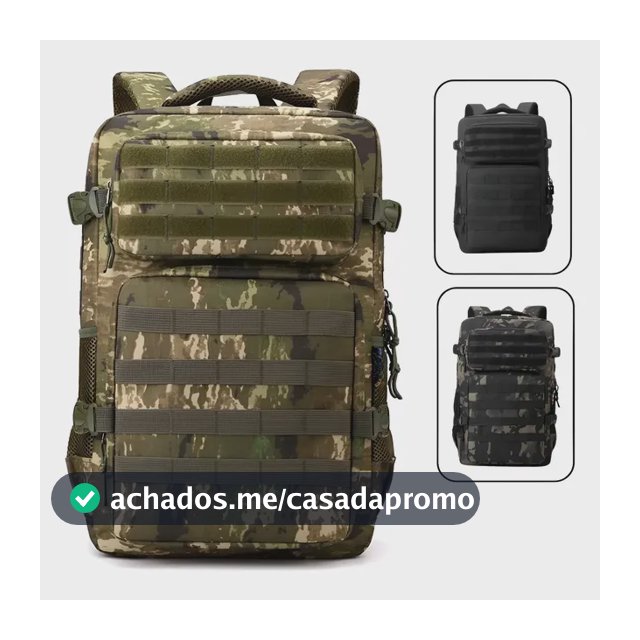 Mochila Tática Militar Impermeável 30 Litros Super Reforçada