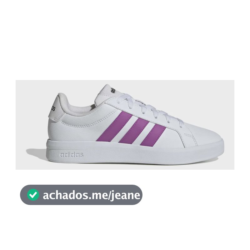 Tênis Feminino Grand Court Base 3.0 adidas Branco Liso 37 Br