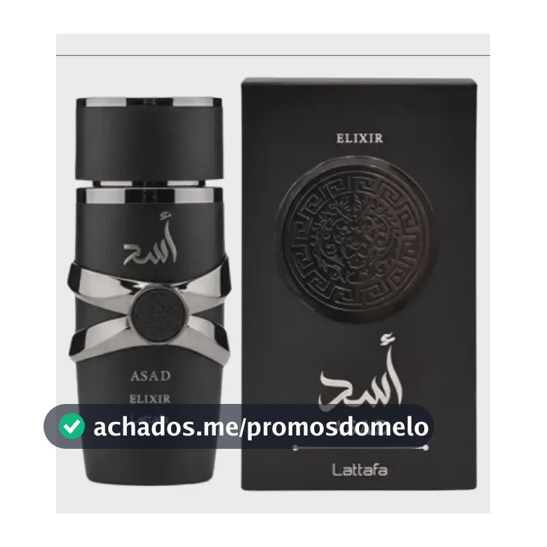 Perfume Árabe Lattafa Asad Elixir Edp Para Masculino