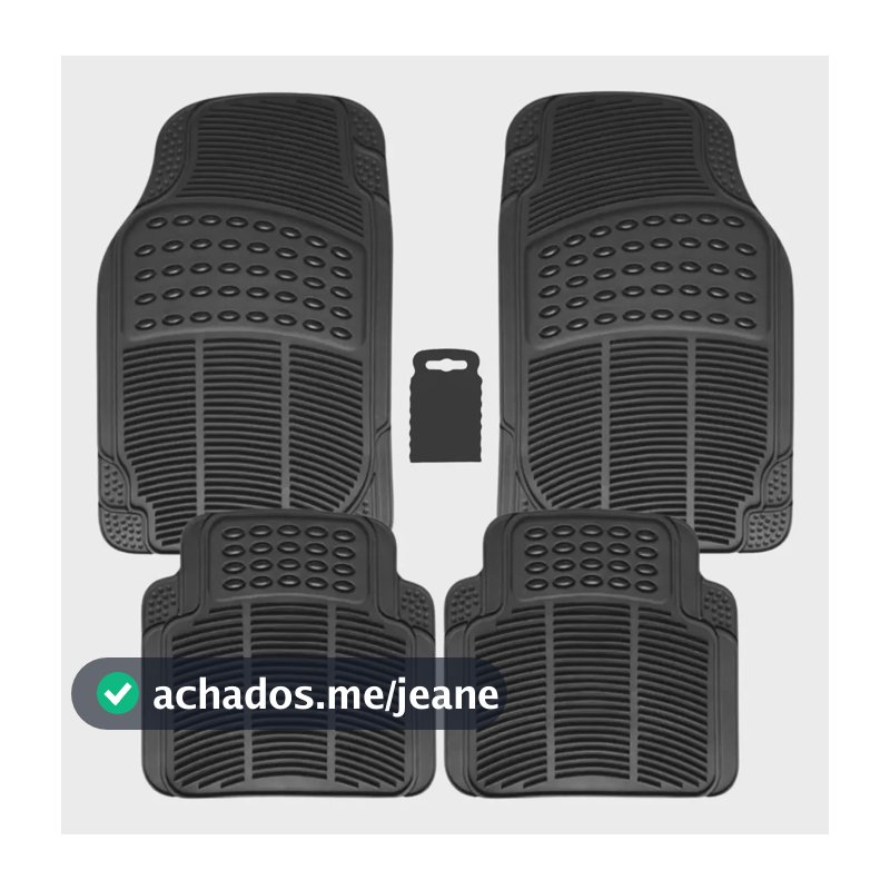 Kit Tapete Carro Universal Kia Borracha Luxo Impermeável 4 Peças Cerato 2013 A 2023