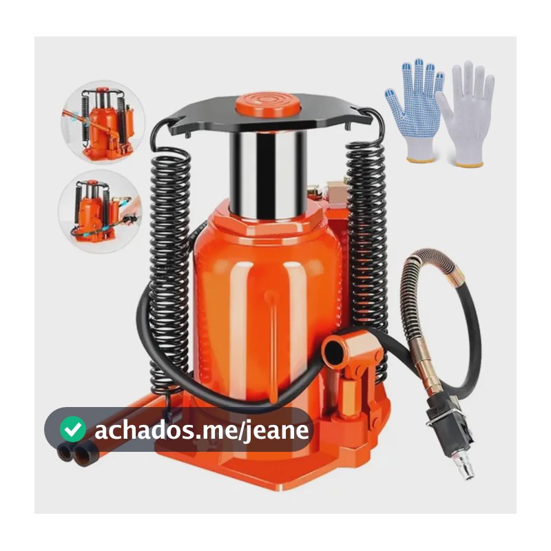 Macaco Hidro Pneumático Tipo Garrafa 32 Toneladas Fortgpro