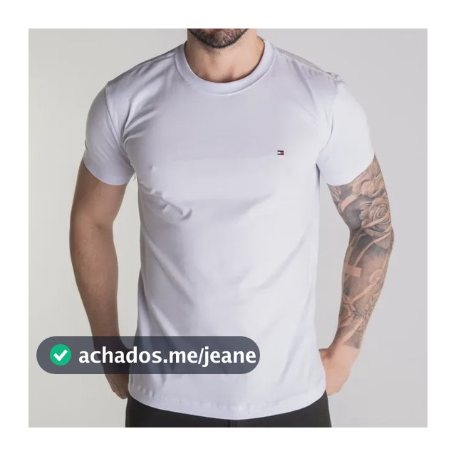 Camiseta Básica Icon Tommy Hilfiger