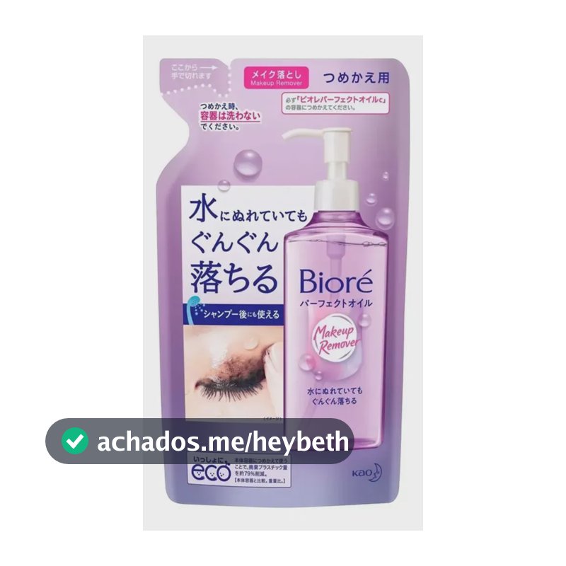 Bioré Óleo Demaquilante Limpeza Facial Cleansing Oil Refil 210ml