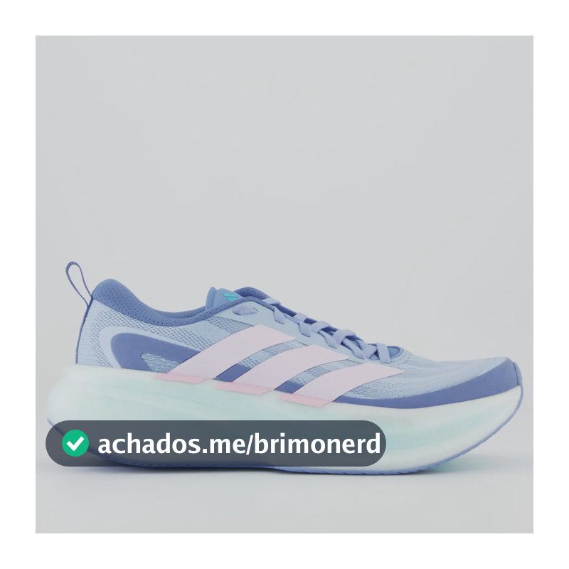Tênis adidas Supernova Glide Feminino Azul E Lilás Azul - 38,0 Br
