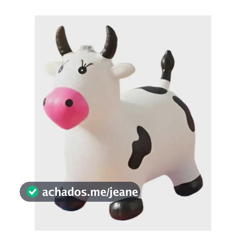 Cavalinho Upa Upa Pula Pula Musica Brinquedo Infantil Pocotó Vaquinha Branca