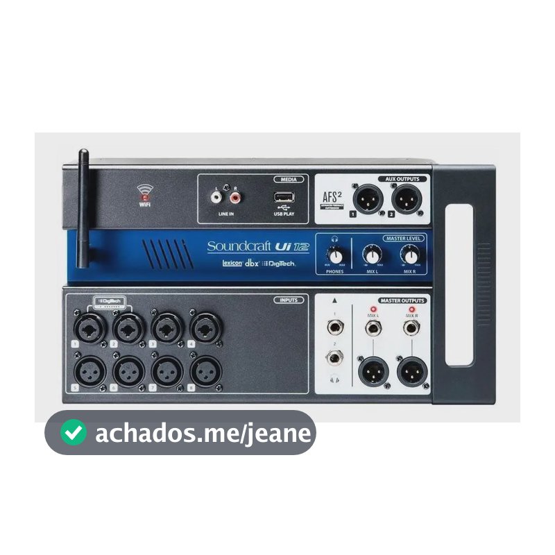 Mixer Digital Soundcraft Ui12