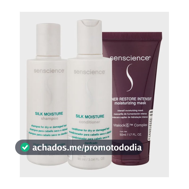 Senscience Silk Moisture Intensif Travel Size (3 Produtos)