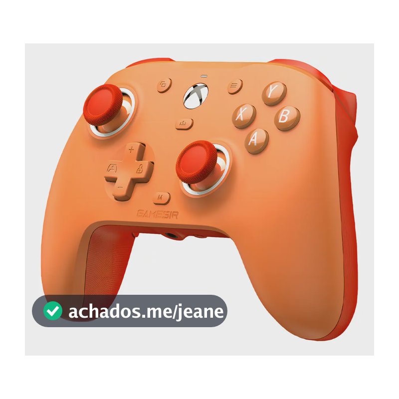 Controle GameSir G7 SE com Fio para Xbox One Series S X PC Hall Effect Botões Mecânicos Cor Laranja