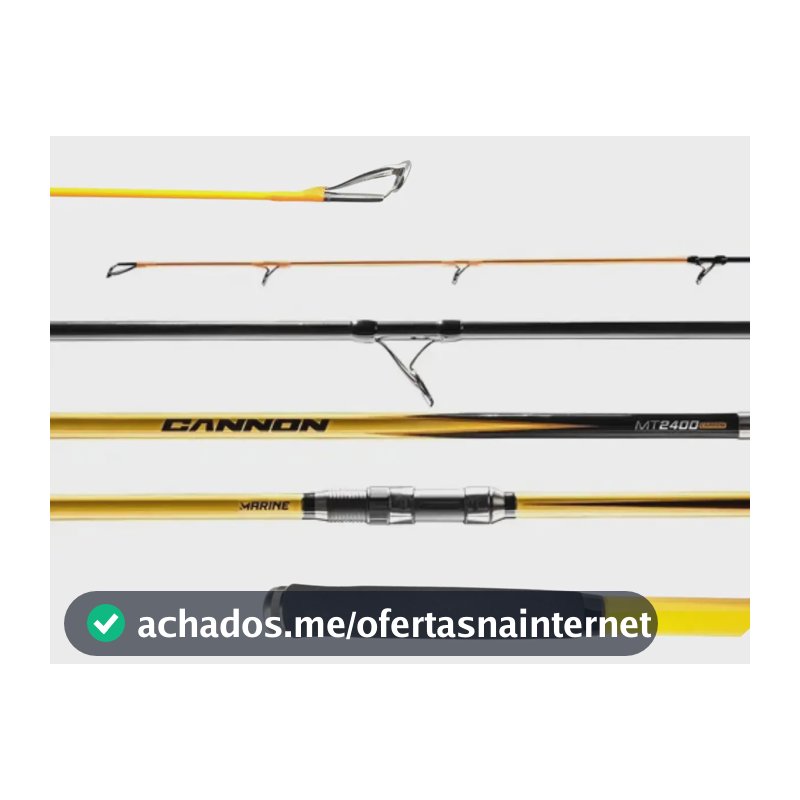 Vara de Praia Marine Sports Cannon de Carbono 4,20 m para Molinete