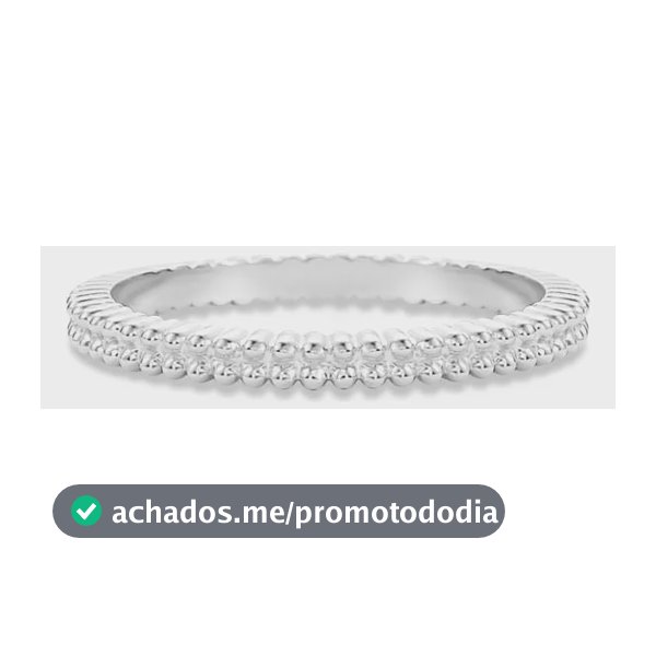 Anel Life Duplo Bolinhas Em Prata 925 16