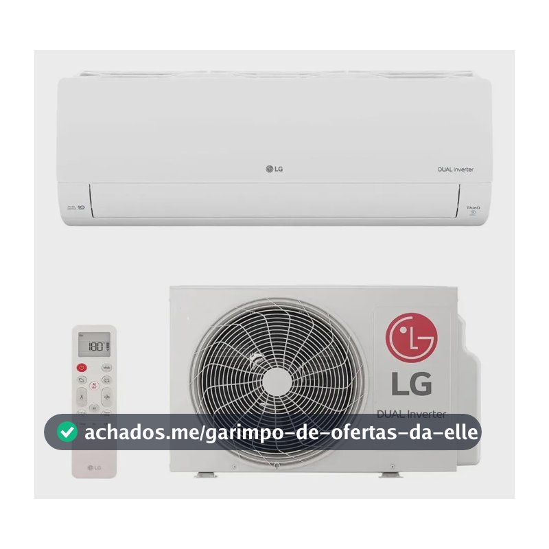 Ar Condicionado Split LG Dual Inverter AI Voice 9000 BTU Frio