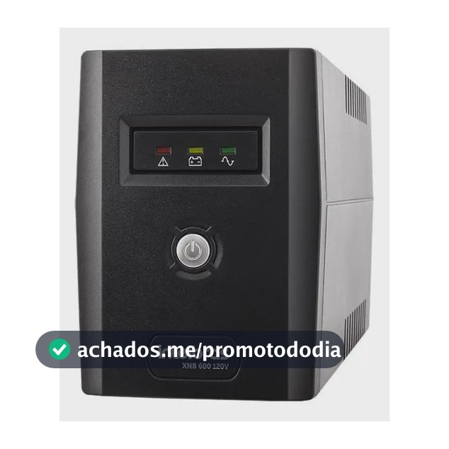 Nobreak Interativo Monovolt Intelbras Xnb 600va 120v Cor Preto