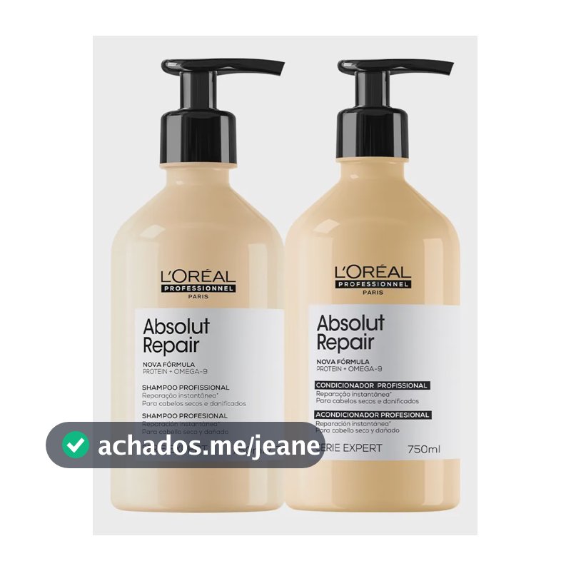 Kit L'oréal Professionnel Absolut Repair Gold Duo 750