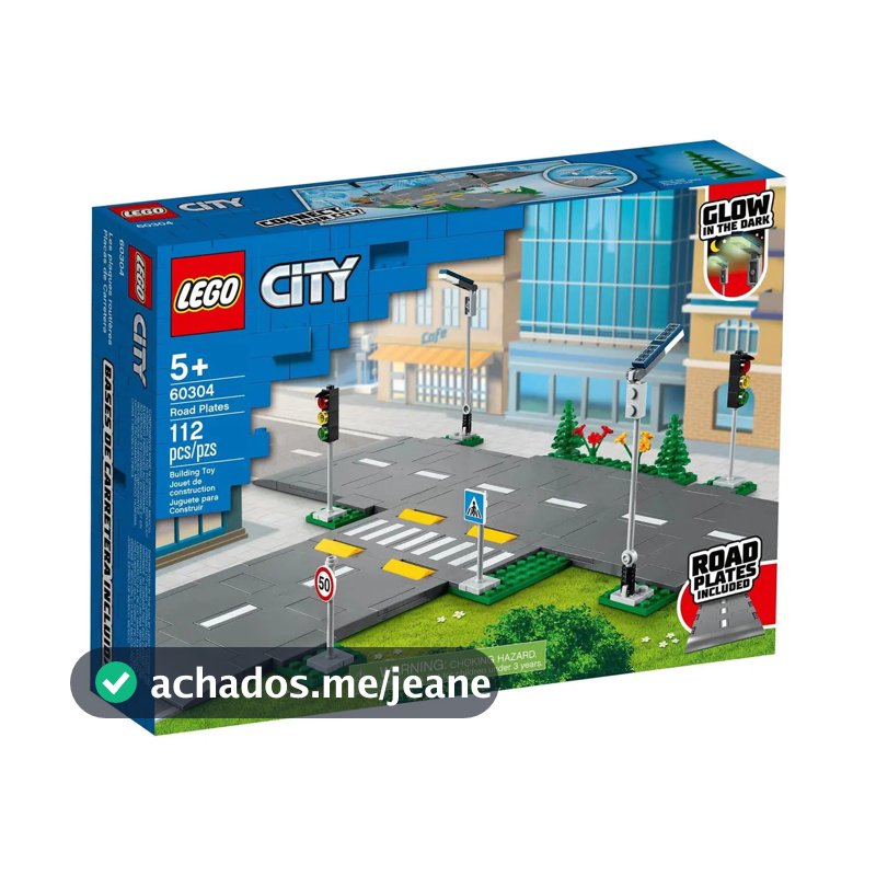 Brinquedo De Montar City Cruzamento De Avenidas Lego Quantidade de peças 112