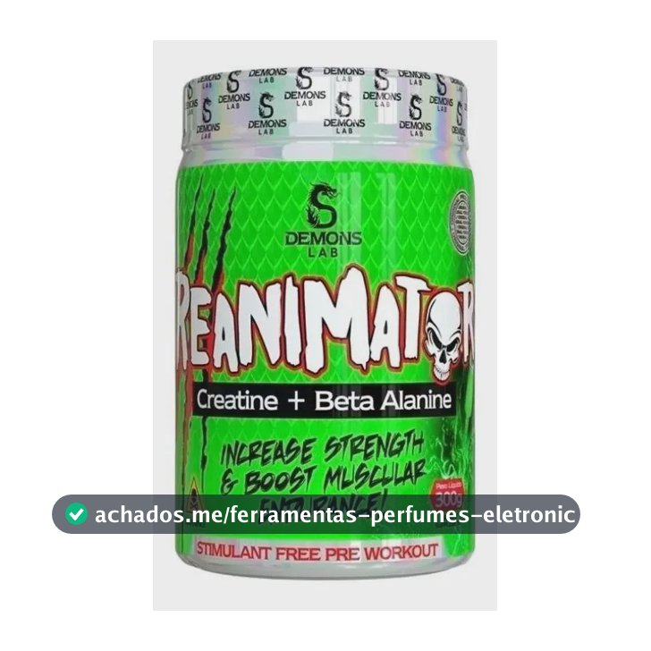 Reanimator Creatina + Beta Alanina 300g - Demons Lab Sem Sab Sem Sabor