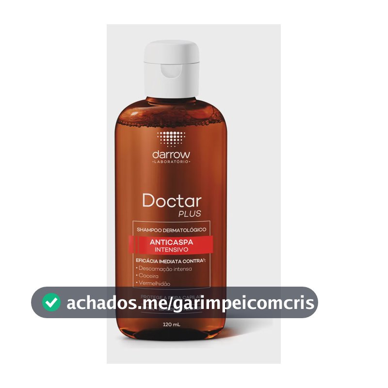 Shampoo Dermatológico Anticaspa Darrow Doctar Plus 120 mL
