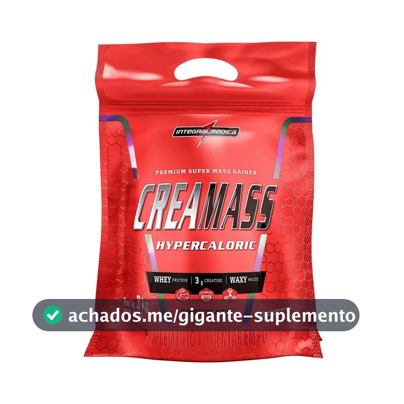 Hipercalórico/Proteína Creamass Hipercalórico Pouch 3kg Integralmedica sabor Chocolate x 3kg