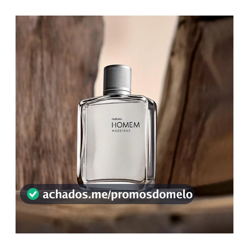 Perfume Natura Homem Madeiras Desodorante Colônia - 100 Ml