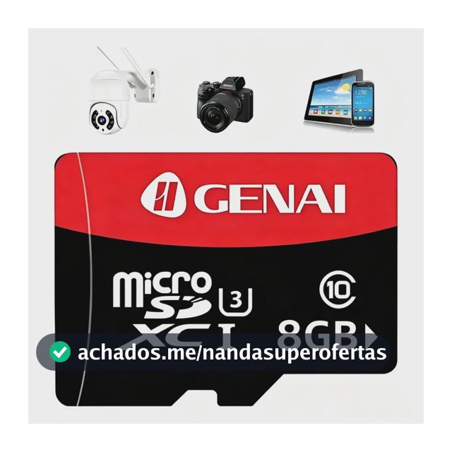 IIGENAI Cartão TF Micro SD 8GB Classe10 para câmera segurança celular wifi drone