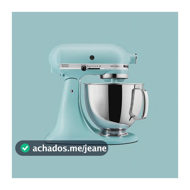 Batedeira com pedestal KitchenAid Artisan KEA33 mineral water 60 Hz 127 V