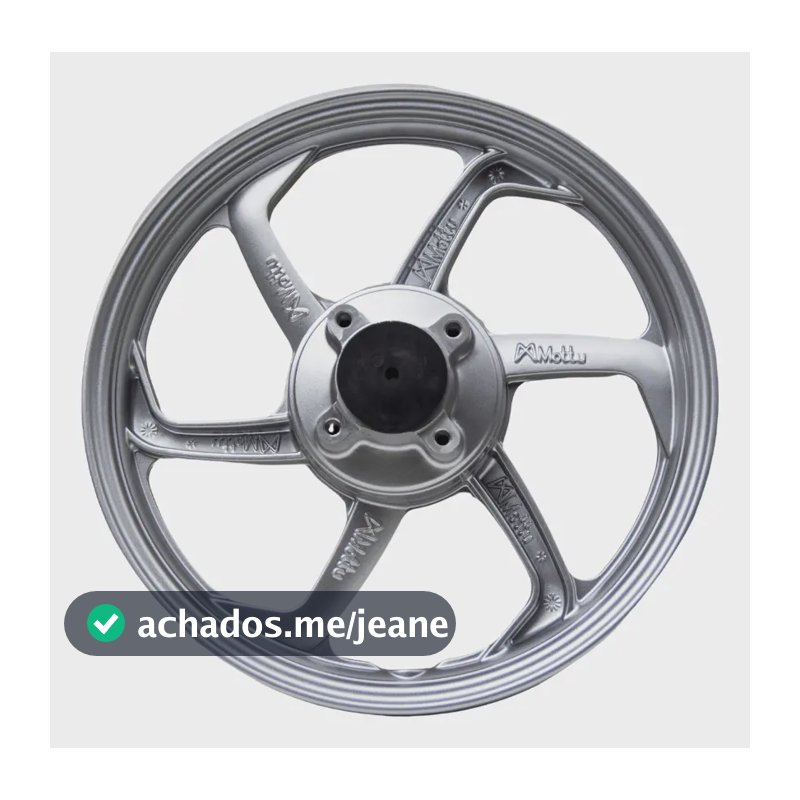 Roda Traseira Aro 14 Honda Pop 110i Liga Leve Mottu