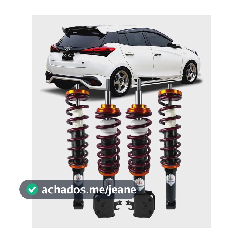 Suspensão Rosca Slim Toyota Yaris - Modelo Premium Social