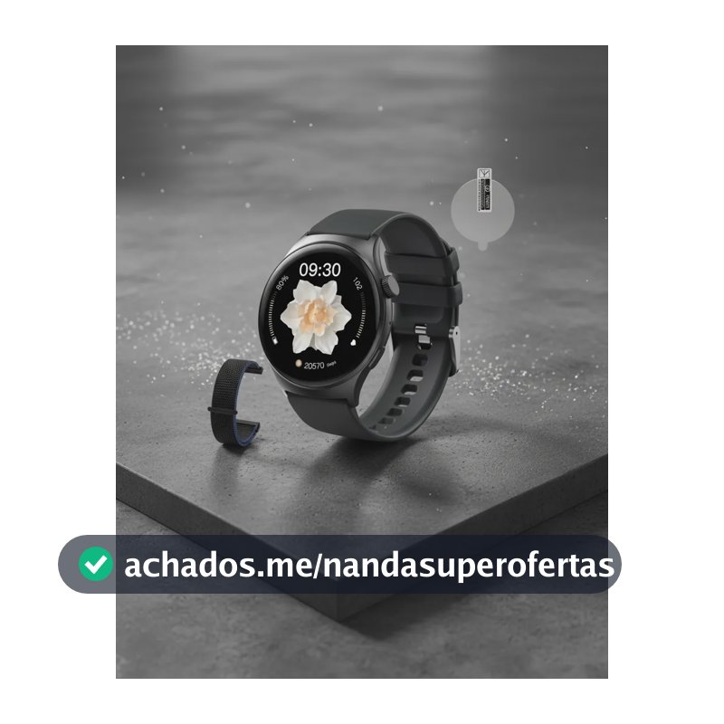 Smartwatch Esportivo Betdow Fb060 Tela Hd  Prova Ip68 1.39 Preto Mesh