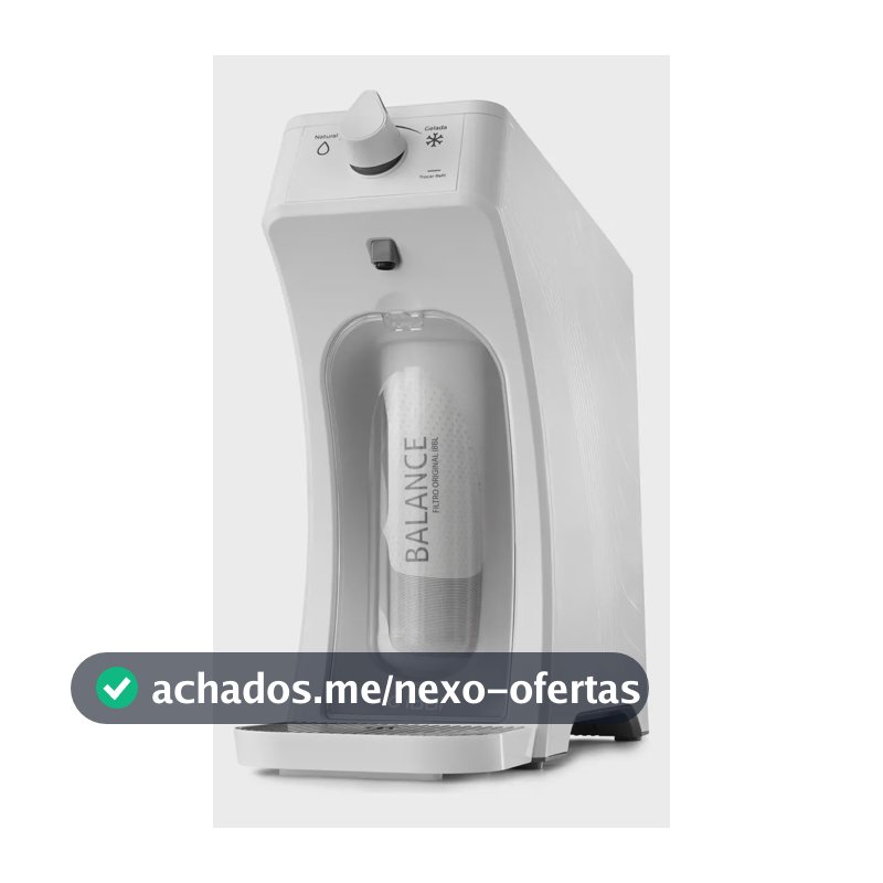 Purificador de Água Gelada Fria e Natural Eletrônico Ibbl E-due Equilibrium Branco